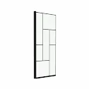 luxura-square-abstract-grid-bath-shower-screen-800mm-matt-black-6mm luxura-square-abstract-grid-bath-shower-screen-800mm-matt-black-6mm