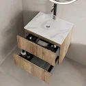 vitusso-fluted-wood-white-wall-hung-bathroom-vanity-unit-with-round-glass-basin-600mm vitusso-fluted-wood-white-wall-hung-bathroom-vanity-unit-with-round-glass-basin-600mm