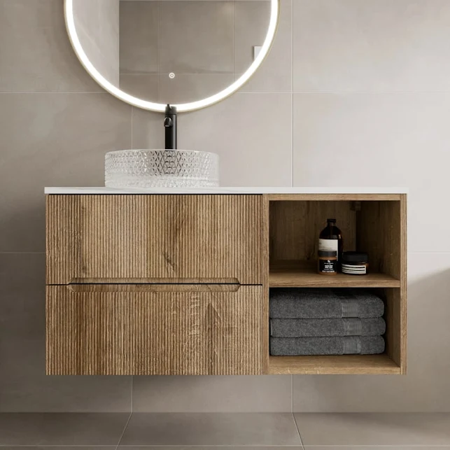 vitusso-fluted-wood-white-wall-hung-bathroom-vanity-unit-with-round-glass-basin-1000mm