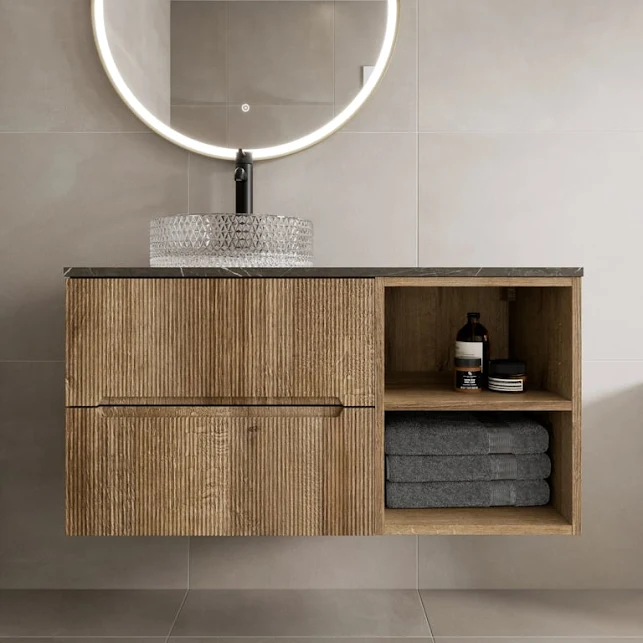 vitusso-fluted-wood-grey-wall-hung-bathroom-vanity-unit-with-round-glass-basin-1000mm