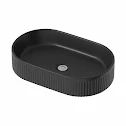 vitusso-fluted-wood-hung-bathroom-vanity-unit-with-oval-fluted-basin-black-1200mm vitusso-fluted-wood-hung-bathroom-vanity-unit-with-oval-fluted-basin-black-1200mm