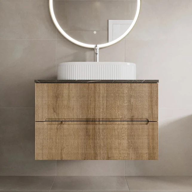 vitusso-fluted-wood-grey-wall-hung-bathroom-vanity-unit-with-round-fluted-basin-white-800mm vitusso-fluted-wood-grey-wall-hung-bathroom-vanity-unit-with-round-fluted-basin-white-800mm