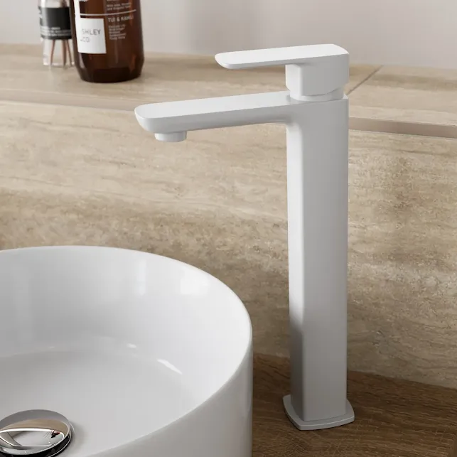 merano-matera-white-tall-basin-mixer-tap merano-matera-white-tall-basin-mixer-tap