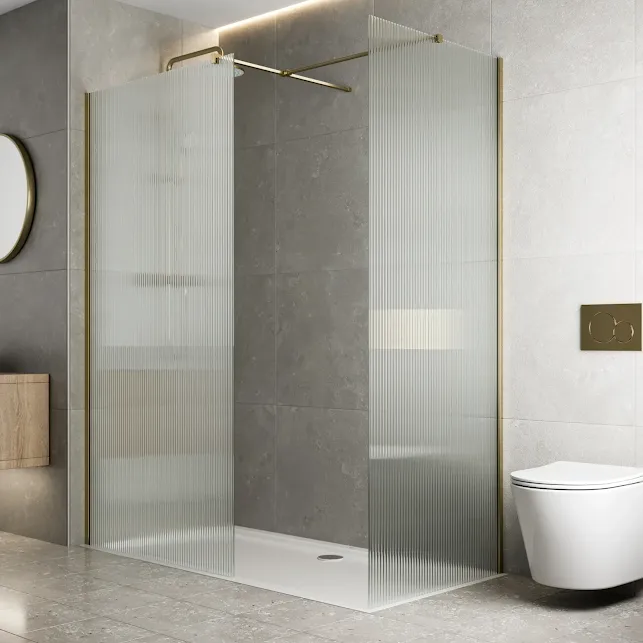 diamond-fluted-wet-room-shower-screen-1000-x-800mm-8mm-brushed-brass diamond-fluted-wet-room-shower-screen-1000-x-800mm-8mm-brushed-brass