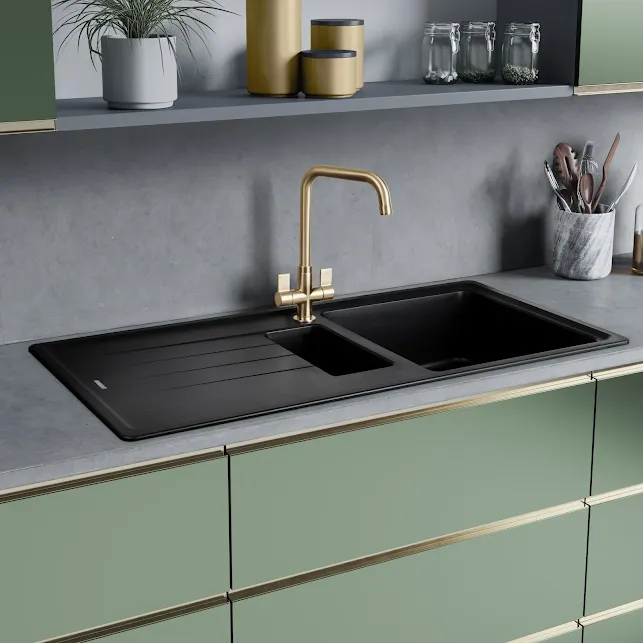 rangemaster-elements-1000x500-15-bowl-ash-black-granite-kitchen-sink-inc-waste rangemaster-elements-1000x500-15-bowl-ash-black-granite-kitchen-sink-inc-waste