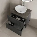 vitusso-fluted-black-grey-wall-hung-bathroom-vanity-unit-with-oval-basin-white-600mm vitusso-fluted-black-grey-wall-hung-bathroom-vanity-unit-with-oval-basin-white-600mm