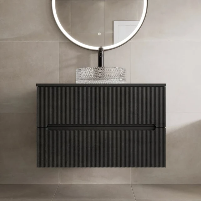 vitusso-fluted-black-wall-hung-bathroom-vanity-unit-with-round-glass-basin-800mm