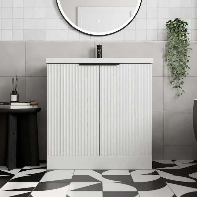 artis-fluted-white-freestanding-bathroom-vanity-unit-with-basin-800mm-black-handles artis-fluted-white-freestanding-bathroom-vanity-unit-with-basin-800mm-black-handles