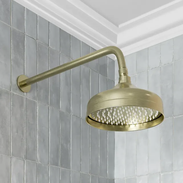 park-lane-wall-mounted-traditional-rain-shower-head-200mm-brushed-brass park-lane-wall-mounted-traditional-rain-shower-head-200mm-brushed-brass