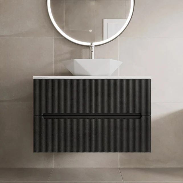 vitusso-fluted-black-white-wall-hung-bathroom-vanity-unit-with-geometric-basin-800mm