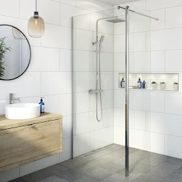 diamond-wet-room-shower-screen-1000mm-with-hinged-return-panel-8mm-chrome