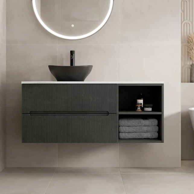 vitusso-fluted-black-white-wall-hung-bathroom-vanity-unit-with-oval-basin-black-1200mm