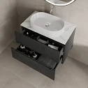 vitusso-fluted-black-white-wall-hung-bathroom-vanity-unit-with-round-fluted-basin-white-800mm vitusso-fluted-black-white-wall-hung-bathroom-vanity-unit-with-round-fluted-basin-white-800mm