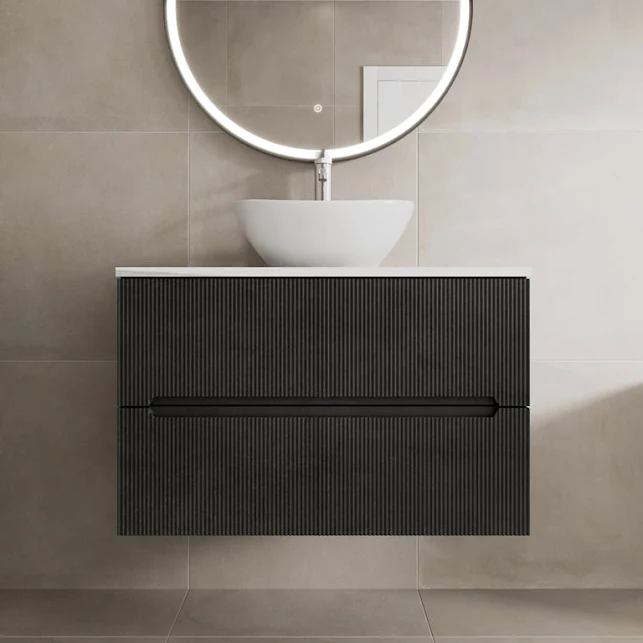 vitusso-fluted-black-white-wall-hung-bathroom-vanity-unit-with-oval-basin-white-800mm
