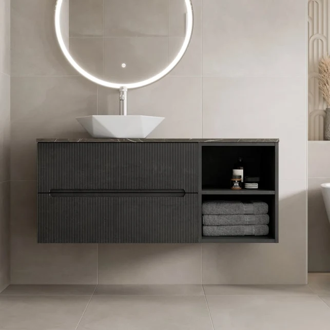 vitusso-fluted-black-grey-wall-hung-bathroom-vanity-unit-with-geometric-basin-1200mm