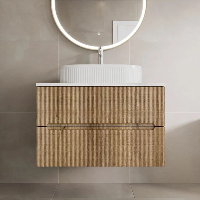 vitusso-fluted-wood-white-wall-hung-bathroom-vanity-unit-with-round-fluted-basin-white-800mm vitusso-fluted-wood-white-wall-hung-bathroom-vanity-unit-with-round-fluted-basin-white-800mm