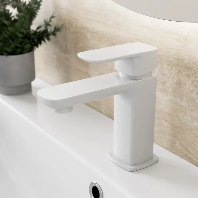 merano-matera-white-basin-mixer-tap merano-matera-white-basin-mixer-tap