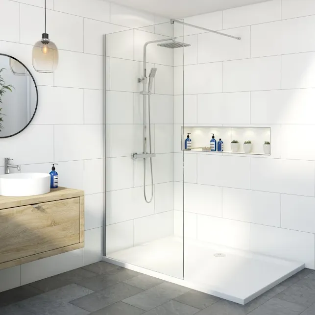 diamond-walk-in-shower-screen-with-1700-x-700mm-non-slip-tray-8mm-chrome diamond-walk-in-shower-screen-with-1700-x-700mm-non-slip-tray-8mm-chrome
