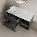 vitusso-fluted-black-white-wall-hung-bathroom-vanity-unit-with-oval-basin-white-1000mm