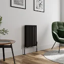 duratherm-horizontal-oval-tube-double-panel-designer-radiator-600-x-420mm-black