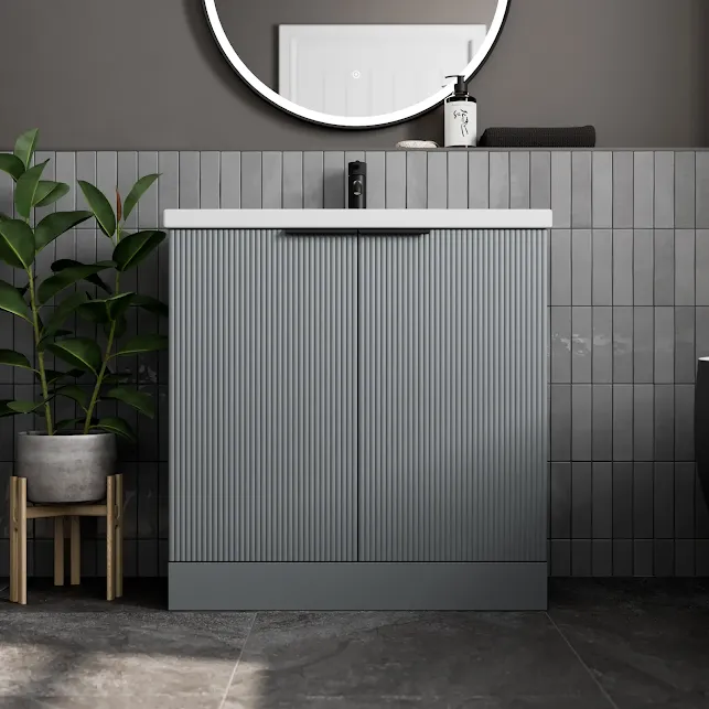 artis-fluted-grey-freestanding-bathroom-vanity-unit-with-basin-800mm-black-handles