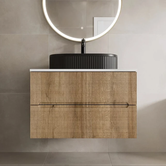 vitusso-fluted-wood-white-wall-hung-bathroom-vanity-unit-with-oval-fluted-basin-black-800mm