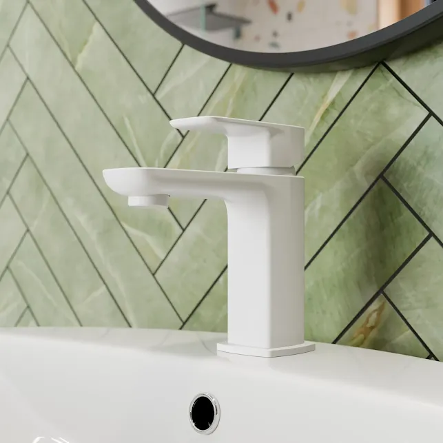 merano-matera-mono-basin-mixer-tap-matt-white merano-matera-mono-basin-mixer-tap-matt-white