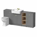 park-lane-winchester-grey-toilet-vanity-unit-with-basin-1820mm-brass-handles park-lane-winchester-grey-toilet-vanity-unit-with-basin-1820mm-brass-handles