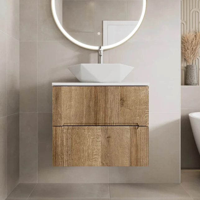 vitusso-fluted-wood-white-wall-hung-bathroom-vanity-unit-with-geometric-basin-600mm vitusso-fluted-wood-white-wall-hung-bathroom-vanity-unit-with-geometric-basin-600mm