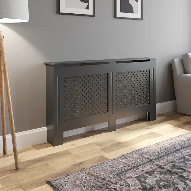 duratherm-dark-grey-radiator-cover-large-cross-pattern-style-1520mm duratherm-dark-grey-radiator-cover-large-cross-pattern-style-1520mm